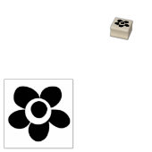 お洒落花かわいシンプルい ラバースタンプ (押印)