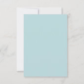 お洒落花結婚の 出欠カード (裏面)