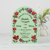 お洒落花縁ど祭35日パーティー 招待状 (スタンド正面)