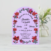 お洒落花縁ど祭35日パーティー 招待状 (スタンド正面)