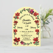 お洒落花縁ど祭35日パーティー 招待状 (スタンド正面)