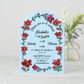 お洒落花縁ど祭35日パーティー 招待状 (スタンド正面)