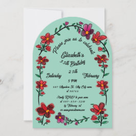 お洒落花縁ど祭35日パーティー 招待状