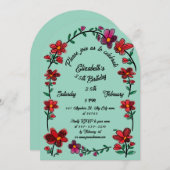 お洒落花縁ど祭35日パーティー 招待状 (正面/裏面)