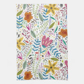 お洒落花 キッチンタオル (縦)