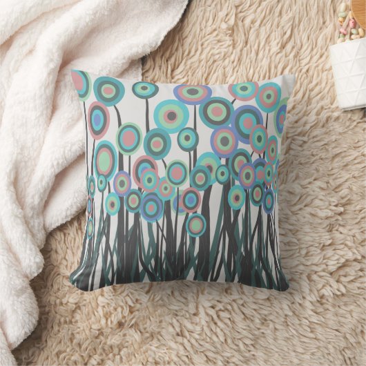 お洒落花 クッション (ブランケット)