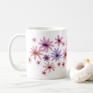 お洒落花 コーヒーマグカップ