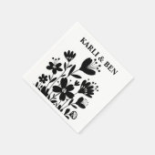 お洒落花 スタンダードカクテルナプキン (角)