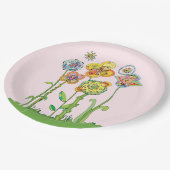 お洒落花 ペーパープレート (アングル)