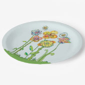 お洒落花 ペーパープレート (アングル)