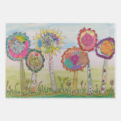 お洒落花 ラッピングペーパーシート (正面3)