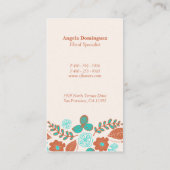 お洒落花 名刺 (裏面)