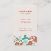 お洒落花 名刺 (裏面)