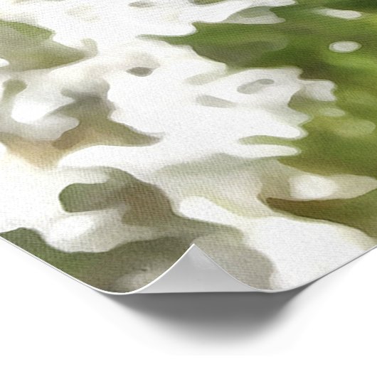 お洒落芸術的ポートレート ポスター (角)