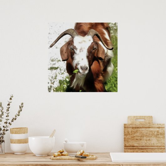 お洒落芸術的ポートレート ポスター (キッチン)