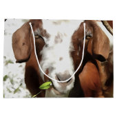 お洒落芸術的ポートレート ラージペーパーバッグ (裏面)