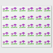 お洒落茸 ラッピングペーパー (フラット)