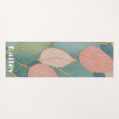 お洒落葉:パステル葉ヨガマット ヨガマット (正面(横))
