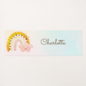 お洒落虹パーソナライズされた ヨガマット (裏面(横))