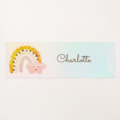 お洒落虹パーソナライズされた ヨガマット (正面(横))