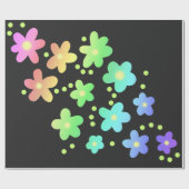 お洒落虹花 ラッピングペーパー (フラット)