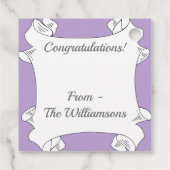 お洒落蝶カラフル花 フェイバータグ (裏面)