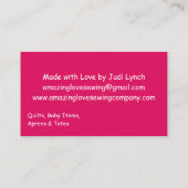 お洒落裁縫機3名刺 名刺 (裏面)