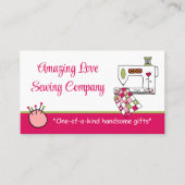 お洒落裁縫機3名刺 名刺 (正面)