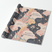 お洒落誕生日ドリームラッピング紙 ラッピングペーパー (アンロールド)