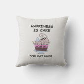 お洒落誕生日猫 クッション (裏面)