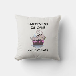 お洒落誕生日猫 クッション