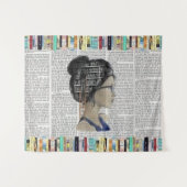 お洒落読ノック織 タペストリー (正面(横))