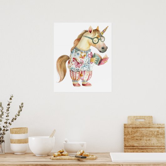 お洒落読一角本 ポスター (キッチン)