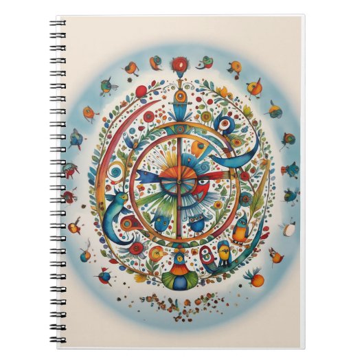 お洒落調和カー空白のド ノートブック (正面)