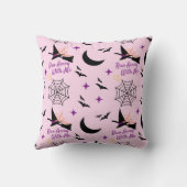 お洒落走遠くにHalloween Witch & こうもり クッション (裏面)