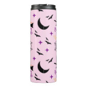 お洒落走遠くにHalloween Witch & こうもり タンブラー (裏面)