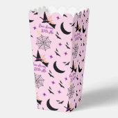 お洒落走遠くにHalloween Witch & こうもり フェイバーボックス (裏面)