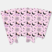 お洒落走遠くにHalloween Witch & こうもり フェイバーボックス (見開き)