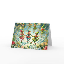 お洒落踊り小妖精や小人