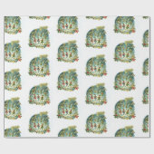 お洒落踊り小妖精や小人 ラッピングペーパー (フラット)