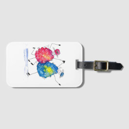 お洒落踊り羊 ラゲッジタグ