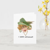 お洒落退職したカード カード (黄色い花)