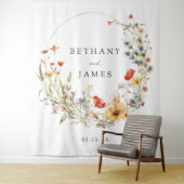 お洒落野結婚花背 タペストリー (インサイチュ)