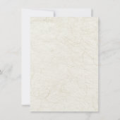 お洒落野結婚花 招待状 (裏面)