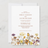 お洒落野花坊結婚保 招待状 (正面)