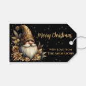 お洒落金ゴールド格言 ギフトタグ (正面(横))