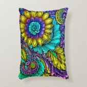 お洒落開花アクセント枕 アクセントクッション (正面(垂直))