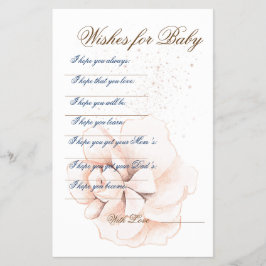 お洒落開花：水エレガント色フライヤー チラシ