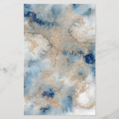 お洒落開花：水エレガント色フライヤー チラシ (裏面)