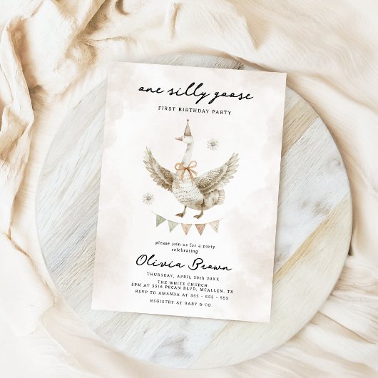 お洒落間抜け誕生日 招待状